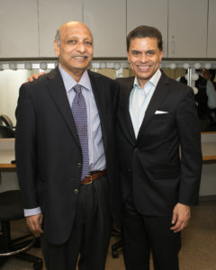 Fareed Zakaria and Uday Singh Mehta, Professor at the CUNY Graduate Center, on April 18, 2019.
