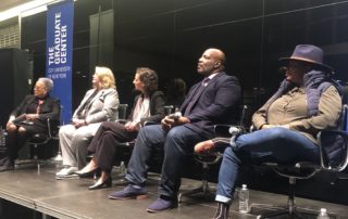 panelists at the event Racism and Democracy